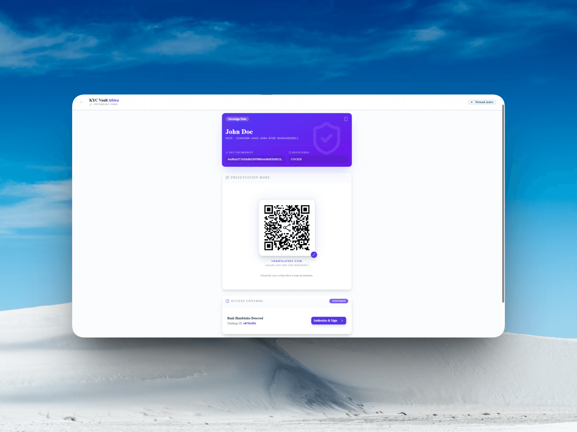 KYC Vault Africa - Sovereign Identity Infrastructure